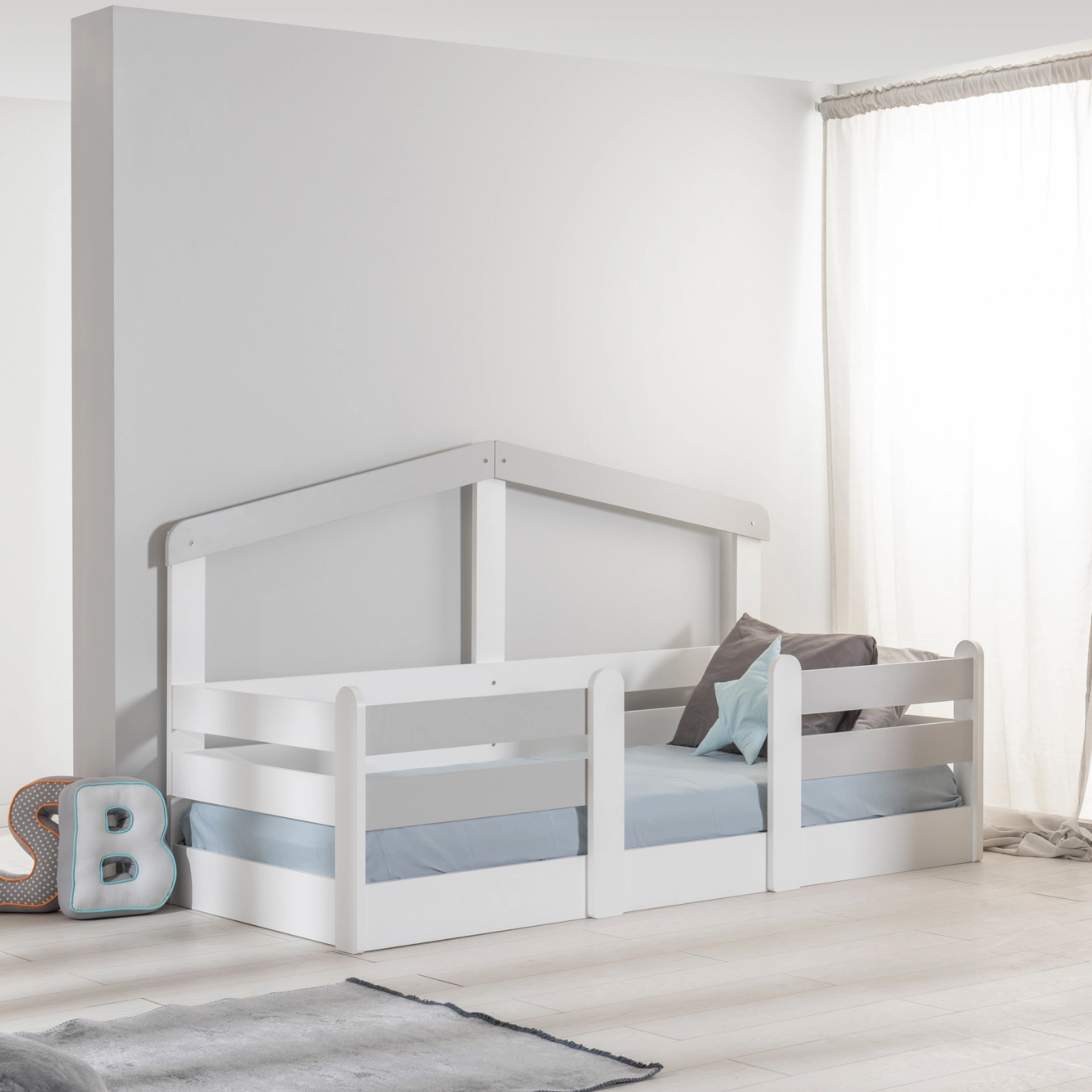 Whıte House Çatısız Montessori Karyola 90*200